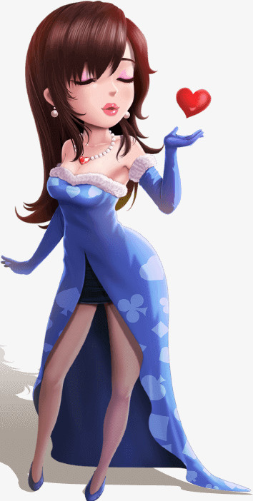 卡通诱惑美女免抠