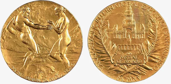 *万国博览会金奖奖牌免抠