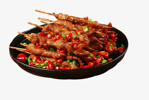 展架 烤羊肉串 新免抠