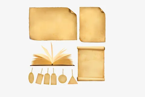 复古牛皮纹理免抠