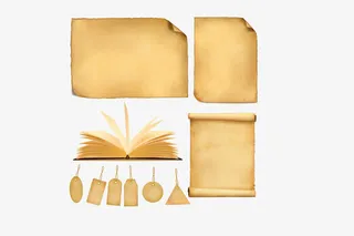 复古牛皮纹理免抠