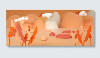 C4D，手绘，卡通，插画高清