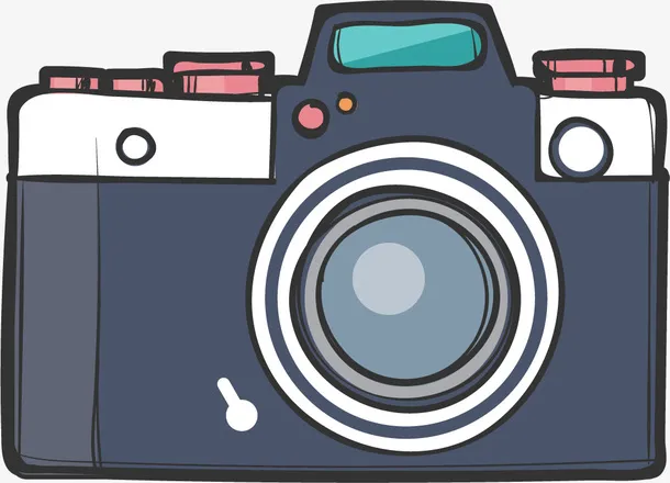 复古相机单反拍立得免抠