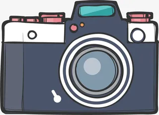 复古相机单反拍立得免抠