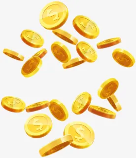金融金币PNG图片免抠