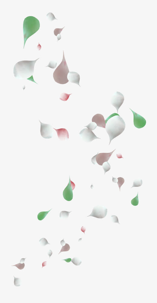 漂浮花瓣飘落漂浮素材免抠
