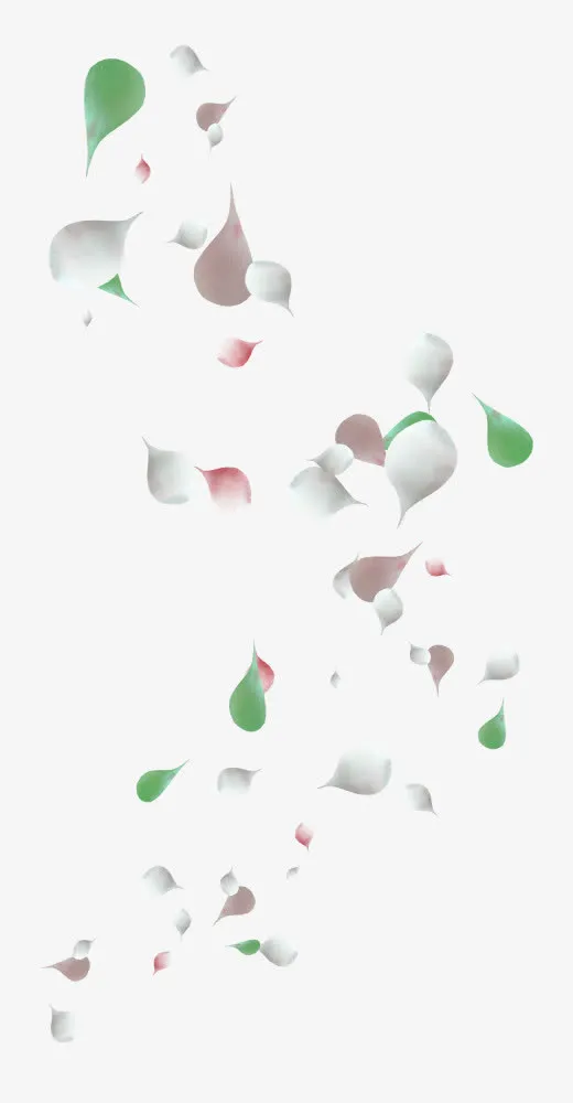漂浮花瓣飘落漂浮素材免抠