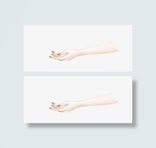 高清立绘女性手势动作免抠