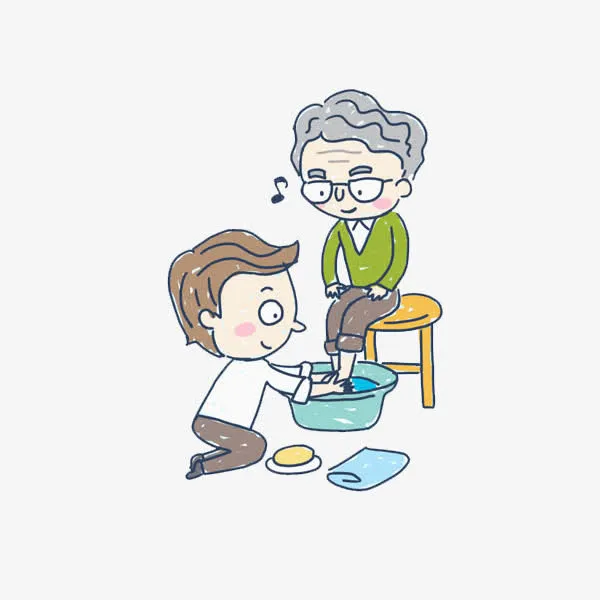 洗脚的男人免抠