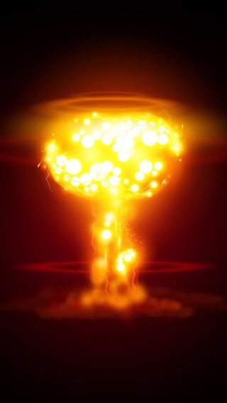 金色炫彩科技H5背景高清