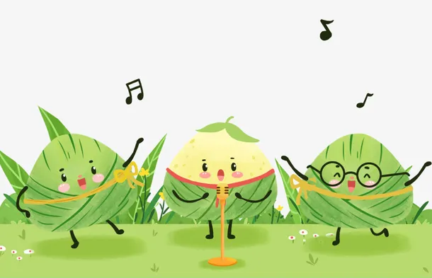 卡通端午节插图免抠