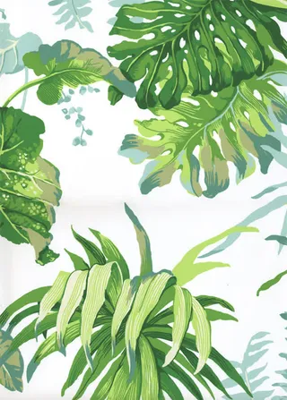 绿色树叶水彩手绘免抠