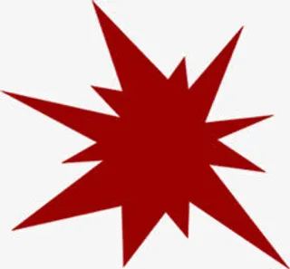 手绘爆炸星星装饰免抠