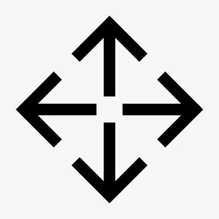 十字箭头图标免抠