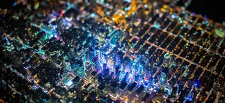 夜景城市海报背景高清