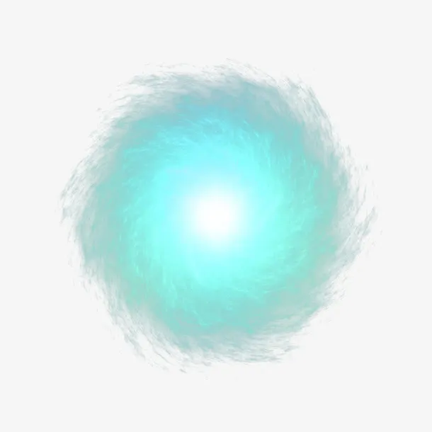 蓝色星河星际云光圈免抠