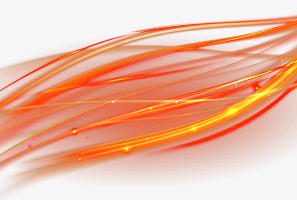 炫酷时尚动感线型光免抠