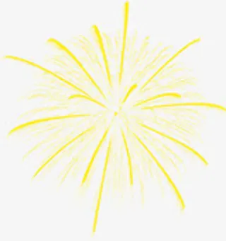 礼花绽放双十一海报免抠