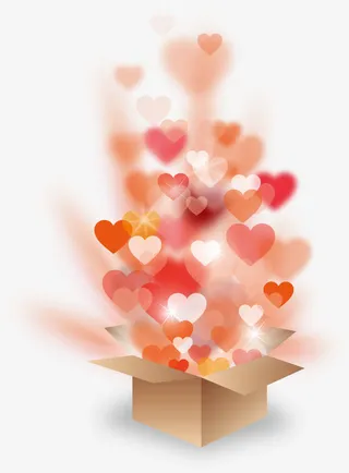 浪漫唯美心形婚礼展示素材免抠