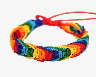 端午五彩绳手链免抠