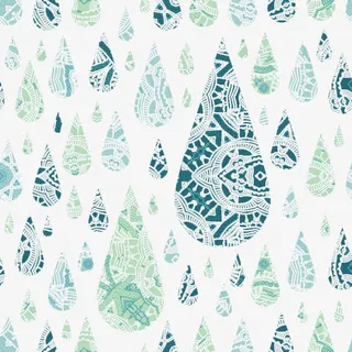 波希米亚风格的图案免抠