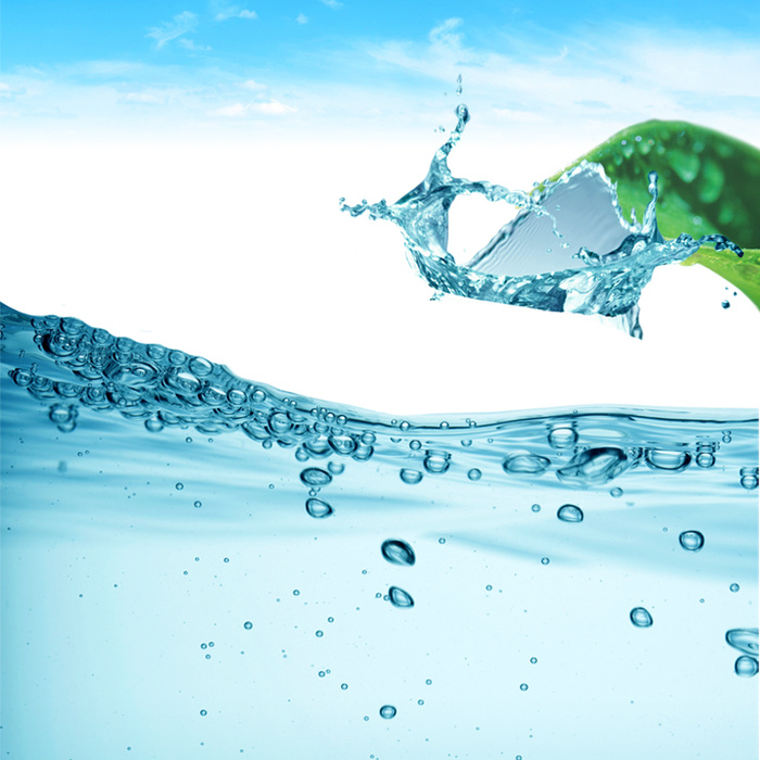 蓝色海水化妆品PSD分层主图背景素材高清