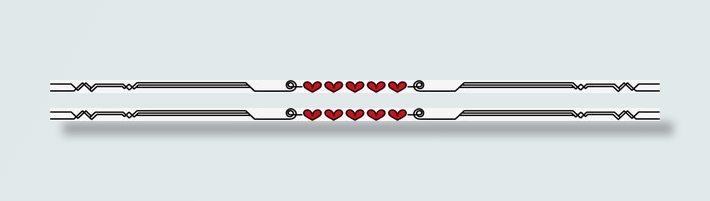 红色情人节爱心边框免抠