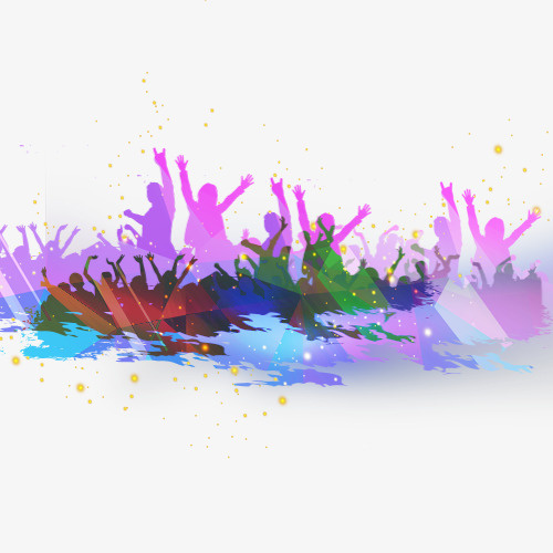 绚丽音乐节免抠