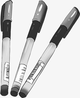 一根圆珠笔元素免抠