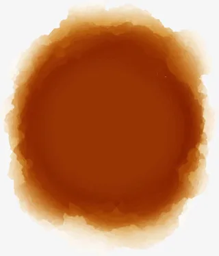 褐色的水彩笔刷免抠