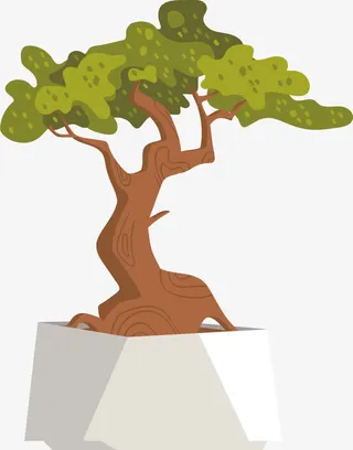 迎客松PNG下载免抠