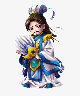 古代人物卡通谋士免抠