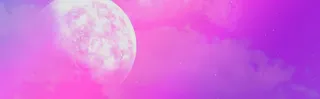 圆月粉色全景海报背景
