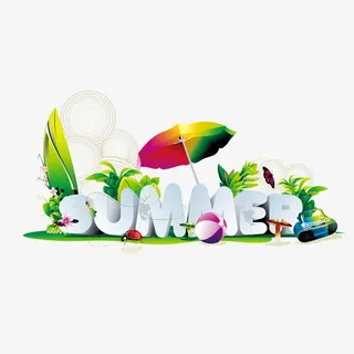 夏天summer免抠