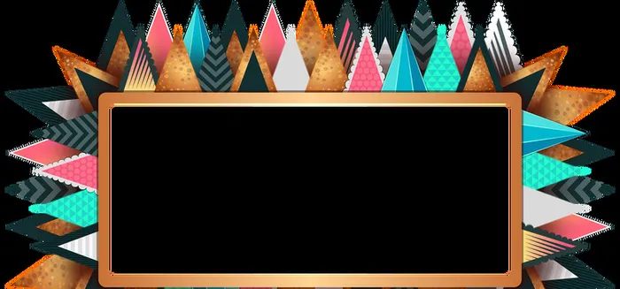 旗帜花边背景图高清