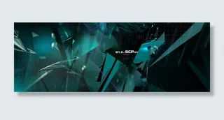 深色科幻科技动感碎片背景高清