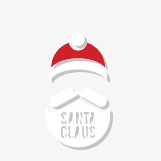 圣诞老人大胡子免抠