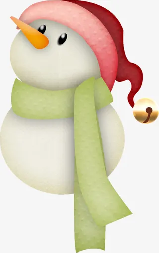 卡通雪人免抠