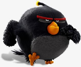 愤怒的小鸟黑色免抠