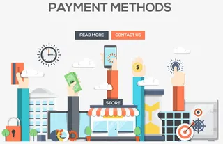 付帐方式矢量素材免抠