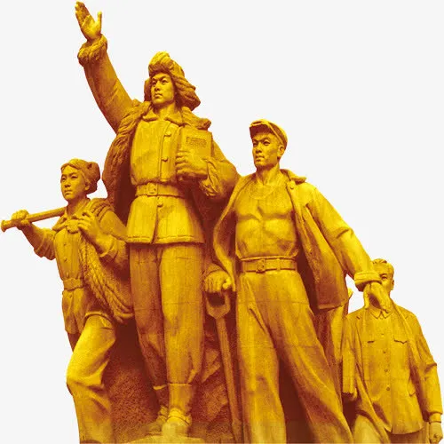 劳动人民雕刻素材免抠