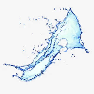 漂浮素材喷洒的水免抠