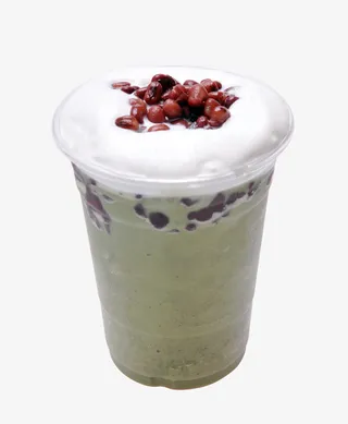 美味抹茶叉叉冰实物免抠