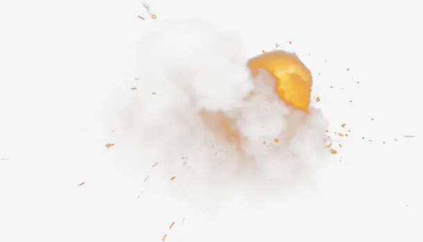爆炸粒子PNG图片免抠