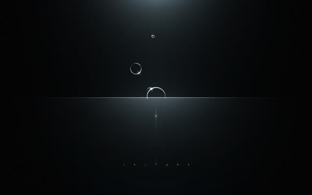 黑色水珠背景花纹