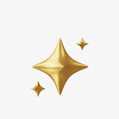 C4D装饰元素星星免抠