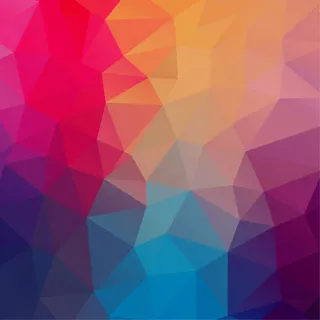 绚丽立体褶皱折纸背景矢量素材