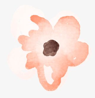 小清新粉色手绘花瓣免抠