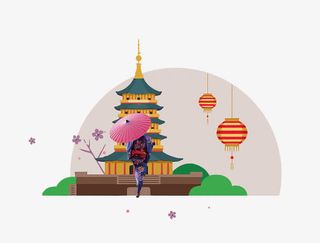 日本旅游宣传海报素材免费下载免抠