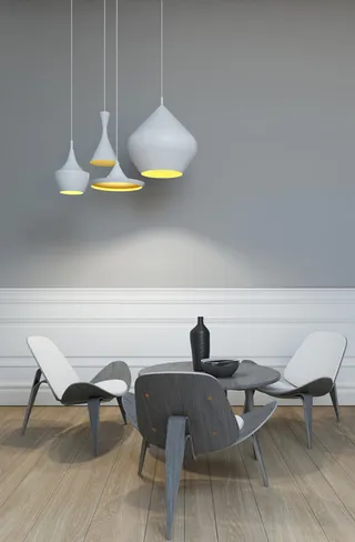 银色质感背景绿色环保家居素材高清